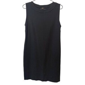 Talbots Sleeveless Black Shift Dress Petite Size Old Money Classic Minimal